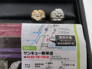 鹿児島市 買取専門 東京市場 サンキュー新栄店 貴金属 金 プラチナ リング 買取しました。