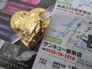 鹿児島市 買取専門 東京市場 サンキュー新栄店 ブランド イブサンローラン アクセサリー 買取しました。
