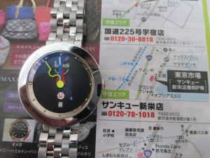 鹿児島市 買取専門 東京市場 サンキュー新栄店 ブランド アランシルベスタイン 腕時計 買取しました。