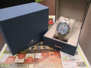 霧島市 買取専門 東京市場 ドンキホーテ霧島隼人店 ブランド カシオ オシアナス 腕時計 買取しました。