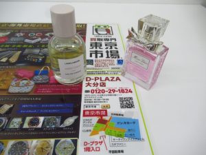 大分市 買取専門 東京市場 Dプラザ大分店 ブランド 香水 ディオール ローラメルシエ 買取しました。