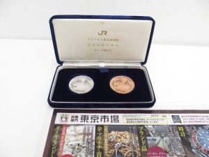 町田 相模原 買取専門 東京市場 町田駅前コビルナ店 貴金属 純銀 さようなら青函連絡船 メダル 買取しました。