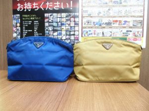 町田 相模原 買取専門 東京市場 町田駅前コビルナ店 ブランド プラダ ナイロン ポーチ 買取しました。