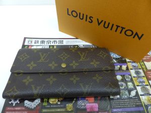 所沢市内！買取専門 東京市場 西武小手指駅北口タワーズ店 ブランド ルイヴィトン 財布 買取しました。