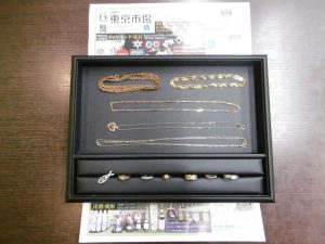 姶良市 買取専門 東京市場 姶良国道10号店 金 貴金属 アクセサリー 買取しました。
