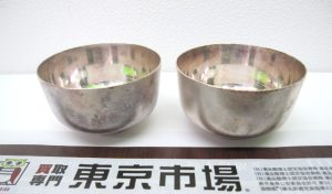 行田市内！買取専門 東京市場 ドンキ 行田持田インター店 純銀製 銀杯 酒器 買取しました。