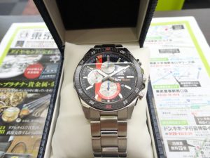 大田原市内！買取専門 東京市場 ドンキホーテ大田原店 CASIO エディフィス クオーツ 腕時計 買取しました。