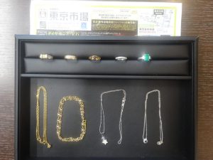 姶良市 買取専門 東京市場 姶良国道10号店 金 貴金属 アクセサリー 買取しました。