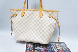春日部市内！ 買取専門 東京市場 東武豊春駅西口店 ルイ・ヴィトン ダミエアズール ネヴァーフルMM バッグ 買取しました。