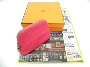 富山 高岡 射水 魚津 砺波 南砺 買取専門 東京市場 ドンキホーテ富山店 エルメス ポーチ 買取しました。