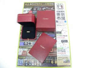 金沢市内 買取専門 東京市場 メガドンキラパーク金沢店 ブランド カルティエ アクセサリー 買取しました。