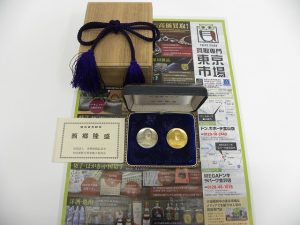 富山 高岡 射水 魚津 砺波 南砺 買取専門 東京市場 ドンキホーテ富山店 金 銀 記念メダル 買取しました。