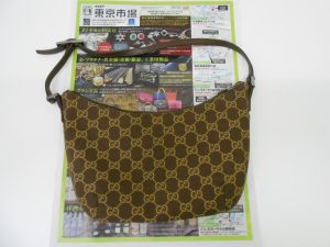 日立市内！買取専門 東京市場 メガドンキ 日立店 ブランド グッチ バッグ 買取しました。