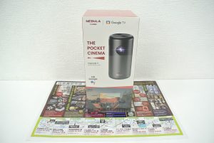 前橋市内 買取専門 東京市場 17号前橋元総社南小前店 家電 アンカー モバイルプロジェクター 買取しました。