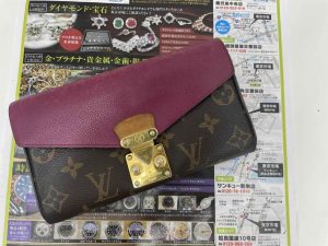 鹿児島市 買取専門 東京市場 サンキュー新栄店 ブランド Louis Vuitton 長財布 買取しました。