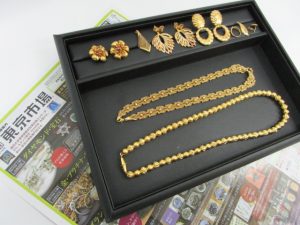 鹿児島市内 買取専門 東京市場 鹿児島中央店 貴金属 18金 アクセサリー 買取しました。