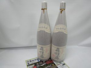 鹿児島市内 買取専門 東京市場 鹿児島中央店 プレミアム焼酎 森伊蔵 買取しました。