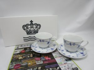 鹿児島市内 買取専門 東京市場 鹿児島中央店 ブランド ロイヤルコペンハーゲン カップ&ソーサー 買取しました。