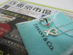 鹿児島市内 買取専門 東京市場 鹿児島中央店 ブランド ティファニー シルバー アクセサリー 買取しました。