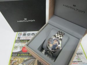 鹿児島市内 買取専門 東京市場 鹿児島中央店 ブランド ハミルトン 時計 買取しました。