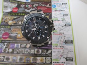 鹿児島市 買取専門 東京市場 サンキュー新栄店 ブランド カシオ G-SHOCK 腕時計 買取しました。