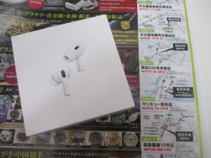 鹿児島市 買取専門 東京市場 サンキュー新栄店 アップル エアポッズプロ2 買取しました。