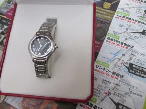 鹿児島市 買取専門 東京市場 サンキュー新栄店 ブランド カルティエ Cartier 腕時計 買取しました。