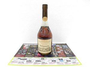 前橋市内 買取専門 東京市場 17号前橋元総社南小前店 洋酒 ブランデー デラマン ペール XO 買取しました。