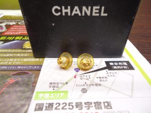 鹿児島市 買取専門 東京市場 国道225号宇宿店 ブランド シャネル ピアス 買取しました。