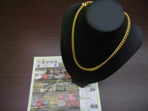 鹿児島市 買取専門 東京市場 国道225号宇宿店 貴金属 金 喜平 ネックレス 買取しました。