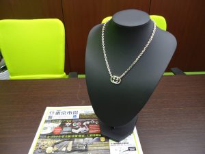 鹿児島市 買取専門 東京市場 国道225号宇宿店 ブランド グッチ ネックレス 買取しました。