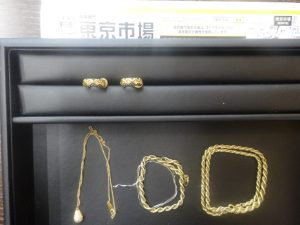 姶良市 買取専門 東京市場 姶良国道10号店 貴金属 金 アクセサリー 買取しました。
