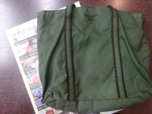 姶良市 買取専門 東京市場 姶良国道10号店 ブランド プラダ トートバッグ 買取しました