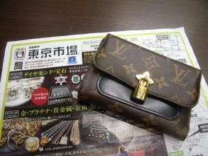 鹿児島市 東京市場 天文館 地蔵角交番前店 ブランド ルイヴィトン 財布 買取しました。