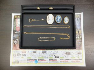 鹿児島市内 買取専門 東京市場 鹿児島中央店 貴金属 18金 アクセサリー 買取しました。
