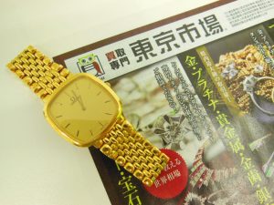薩摩川内市！ 買取専門 東京市場 タイヨー永利店 ブランド オメガ 金無垢 時計 買取しました。