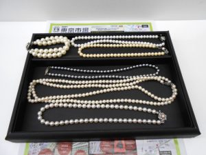 日立市内！買取専門 東京市場 メガドンキ 日立店 パール 真珠 ネックレス Sv シルバー 買取しました。