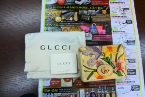 鹿児島市内 買取専門 東京市場 鹿児島中央店 ブランド グッチ 財布 買取しました。
