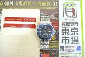 金沢市内 買取専門 東京市場 メガドンキラパーク金沢店 ブランド オメガ 時計 買取しました。
