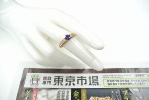 所沢市内！買取専門 東京市場 西武小手指駅北口タワーズ店 貴金属 宝石 サファイア ダイヤモンド リング 買取しました。