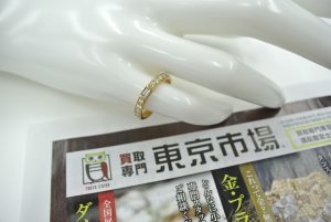 所沢 入間 狭山 日高 秩父 東村山 買取専門 東京市場 西武小手指駅北口タワーズ店 ブランド ギメル リング 買取しました。