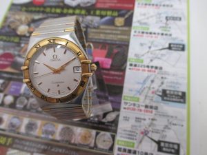 鹿児島市 買取専門 東京市場 サンキュー新栄店 ブランド OMEGA オメガ 腕時計 買取しました。