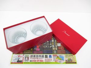 大分市 買取専門 東京市場 Dプラザ大分店 ブランド バカラ イヤータンブラー 買取しました。