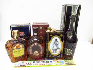 大分市 買取専門 東京市場 Dプラザ大分店 洋酒 ブランデー ウイスキー 買取しました。