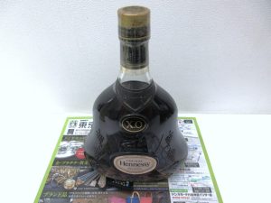 所沢市内！買取専門 東京市場 西武小手指駅北口タワーズ店 洋酒 ブランデー ヘネシー XO 買取しました。