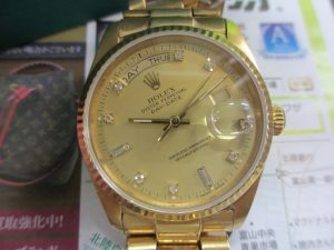 富山 高岡 射水 魚津 砺波 南砺 買取専門 東京市場 ドンキホーテ富山店 ブランド ロレックス 時計 買取しました。