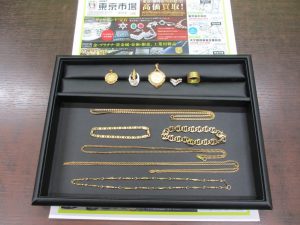 買取専門 東京市場 いづろ 照国通り 天文館 御着屋交番前店 貴金属 金 プラチナ 製品 買取しました。