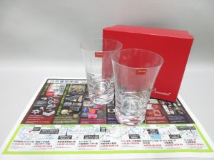 行田市内！買取専門 東京市場 ドンキ 行田持田インター店 ブランド 食器 バカラ ペアグラス 買取しました。
