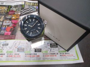 霧島市 買取専門 東京市場 ドンキホーテ霧島隼人店 ブランド グッチ 腕時計 買取しました。