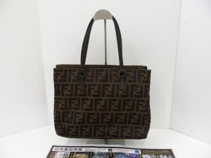春日部 買取専門 東京市場 東武豊春駅西口店 フェンディ ズッカ柄 トートバッグ 買取しました。